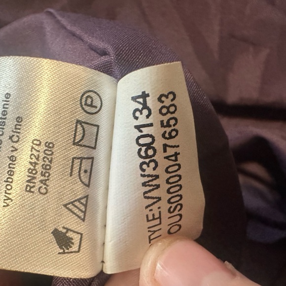 White by Vera Wang Purple Strapless Peplum Mermaid Gown Bridesmaid Dress 8 - Picture 10 of 10